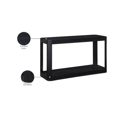Reeves Black Console Table