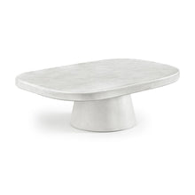 Prato White Concrete Indoor/Outdoor Coffee Table
