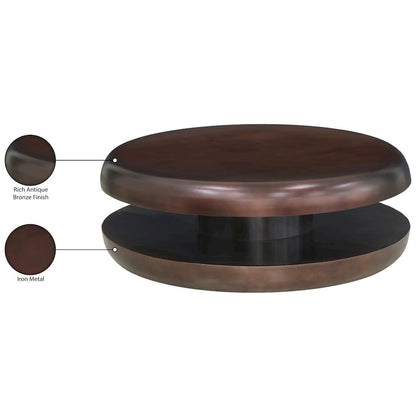 Jamison Brown Iron Coffee Table