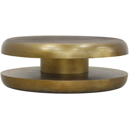 Jamison Gold Iron Coffee Table