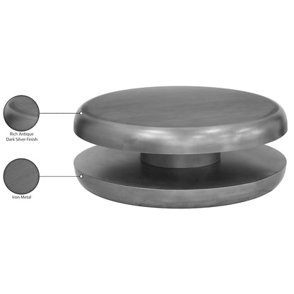 Jamison Silver Iron Coffee Table