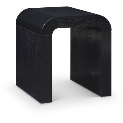 Toulon Black Oak Veneer End Table