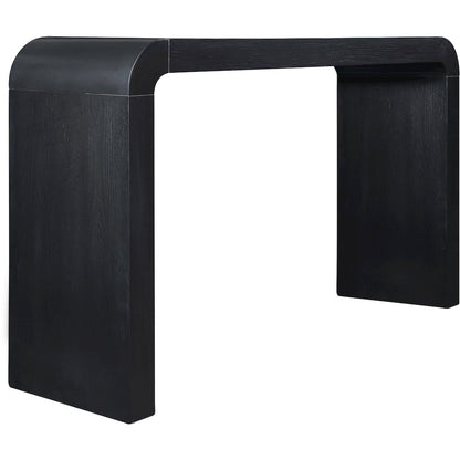 Toulon Black Oak Veneer Console Table
