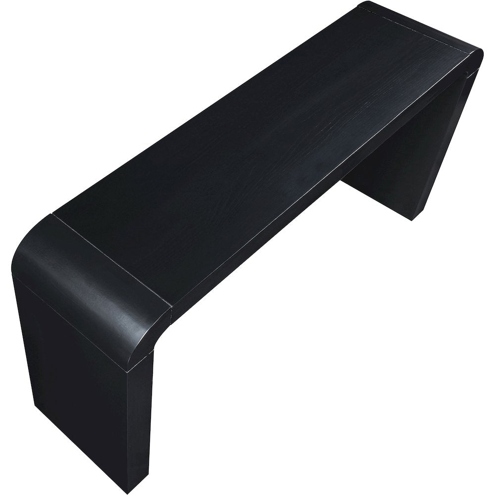 Toulon Black Oak Veneer Console Table