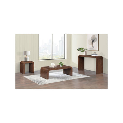 Toulon Brown Oak Veneer Coffee Table