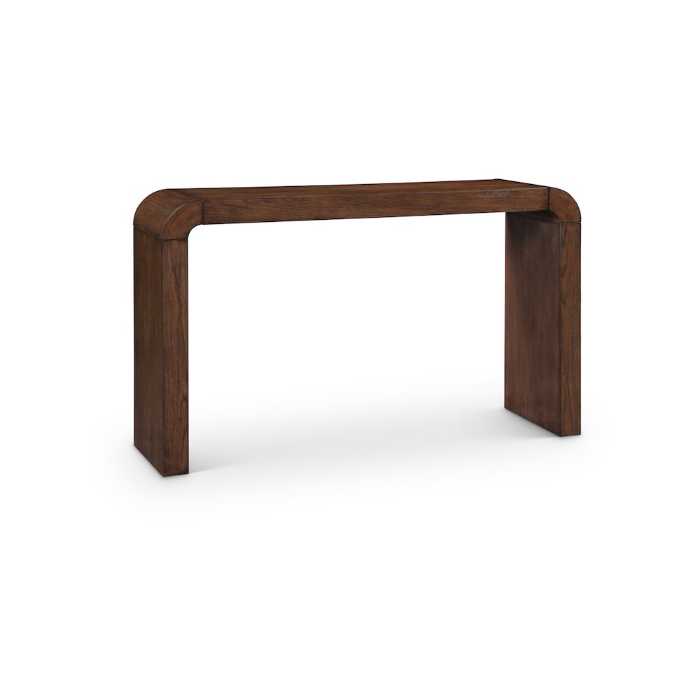 Toulon Brown Oak Veneer Console Table