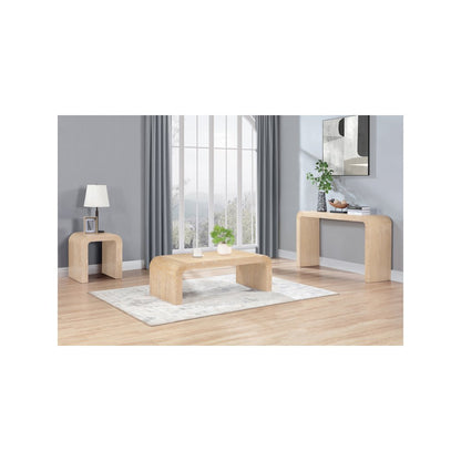 Toulon Natural Oak Veneer Coffee Table