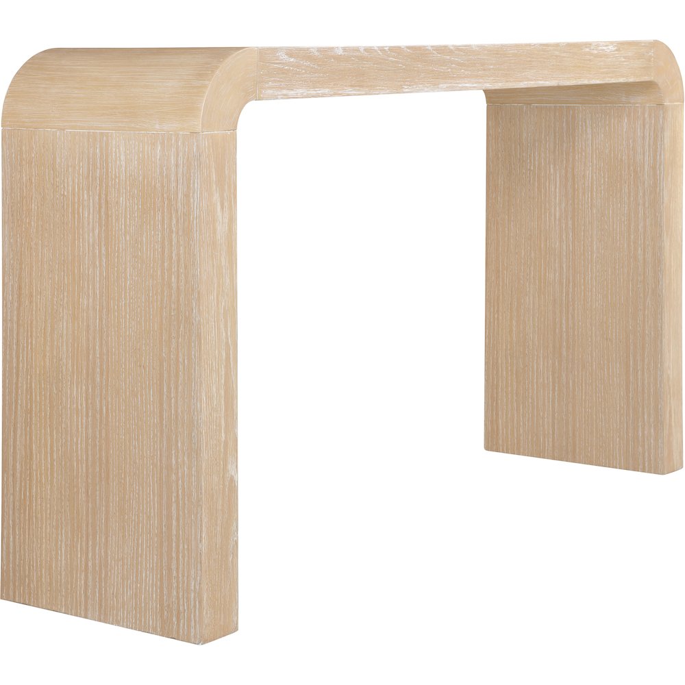 Toulon Natural Oak Veneer Console Table
