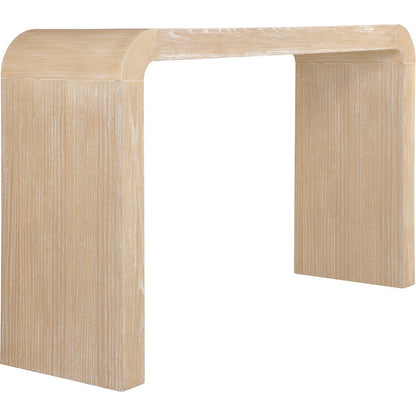 Toulon Natural Oak Veneer Console Table