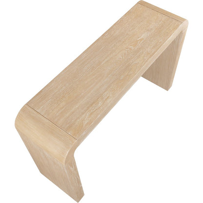Toulon Natural Oak Veneer Console Table