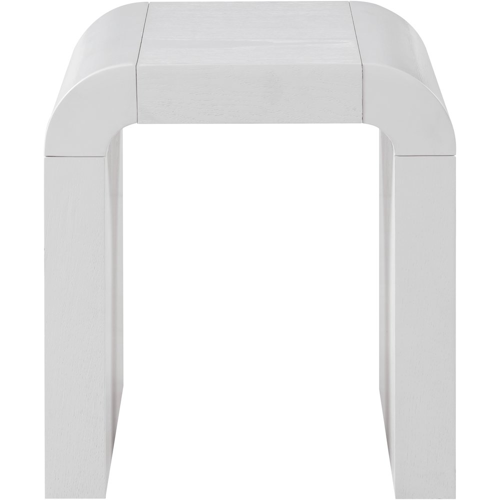 Toulon White Oak Veneer End Table