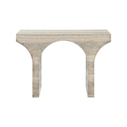 Pomezia Travertine Travertine Finish Console Table