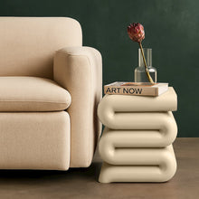 Roland Beige Iron End Table