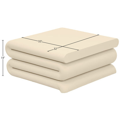 Roland Cream Iron Coffee Table