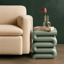 Roland Green Iron End Table