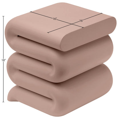 Roland Pink Iron End Table