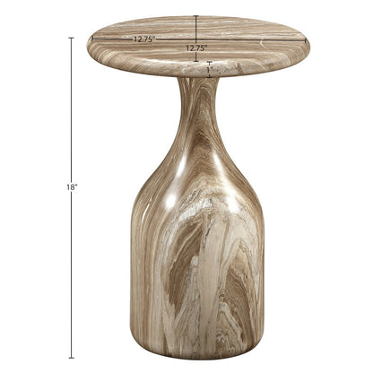Savona Beige Concrete Indoor/Outdoor End Table