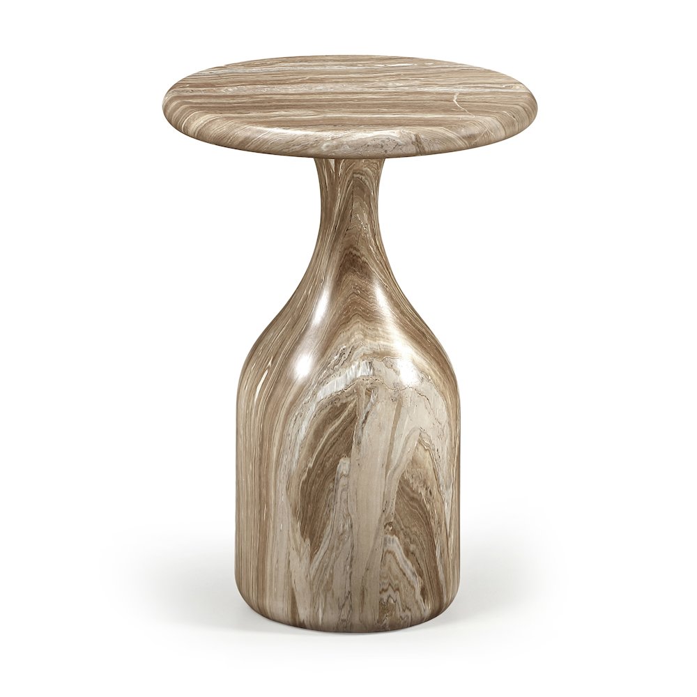 Savona Beige Concrete Indoor/Outdoor End Table