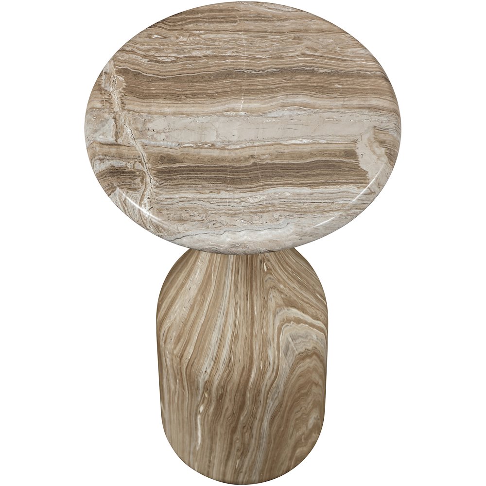 Savona Beige Concrete Indoor/Outdoor End Table