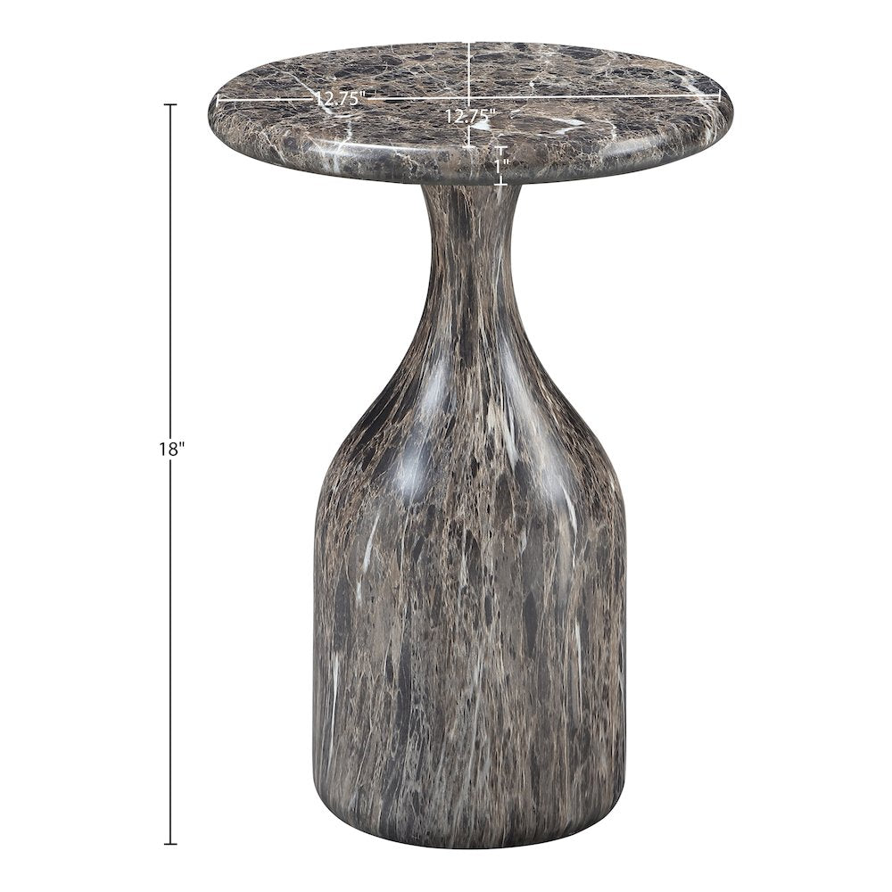 Savona Brown Concrete Indoor/Outdoor End Table