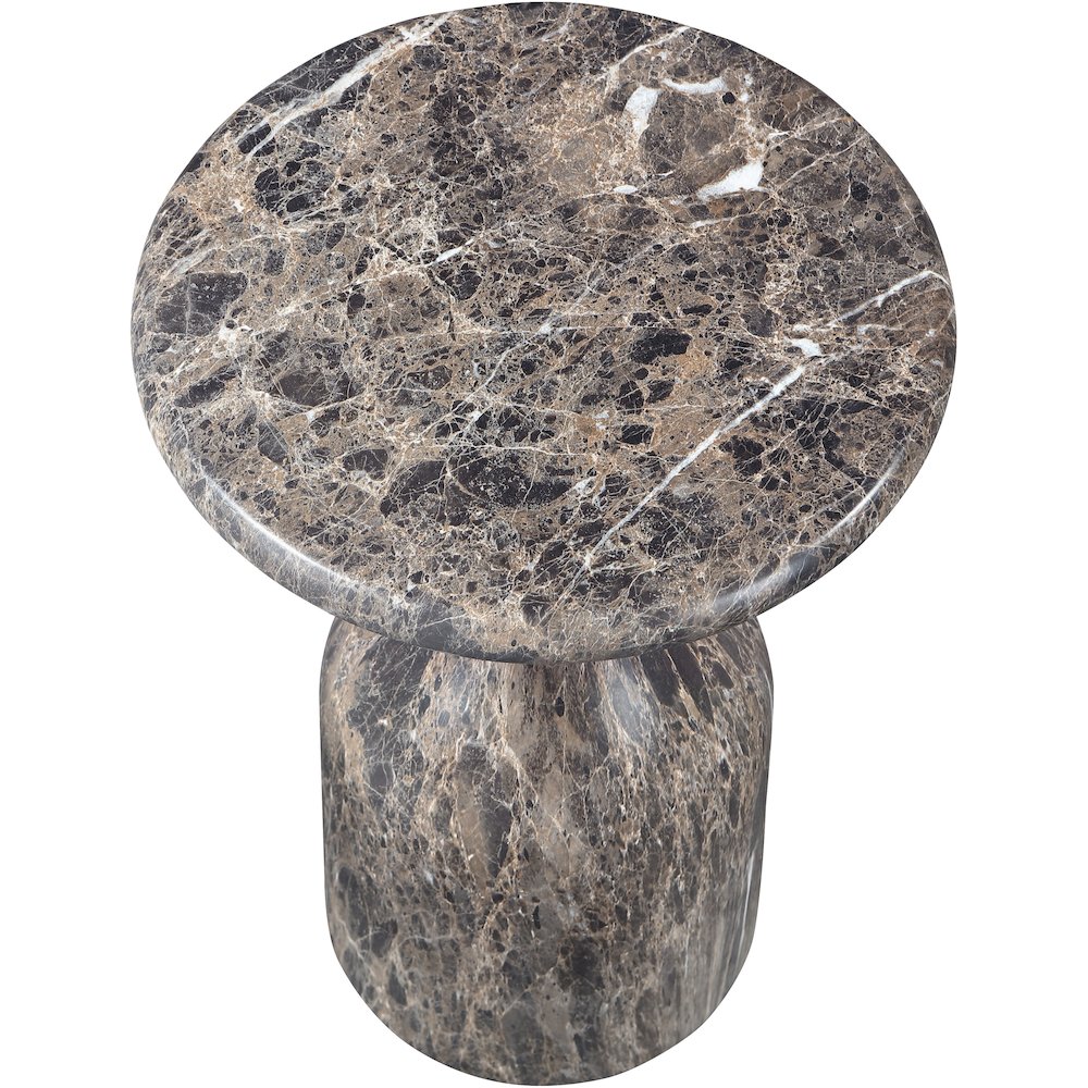 Savona Brown Concrete Indoor/Outdoor End Table
