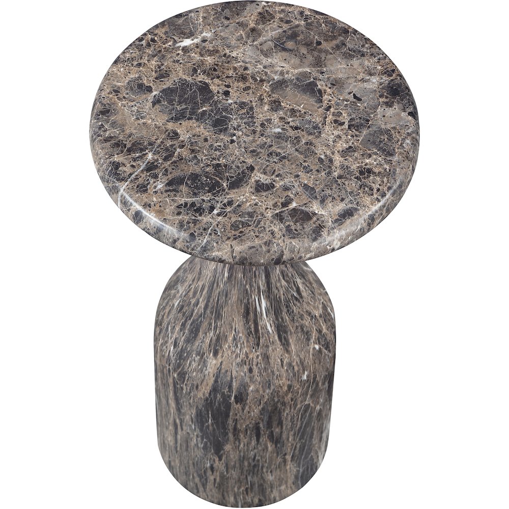 Savona Brown Concrete Indoor/Outdoor End Table