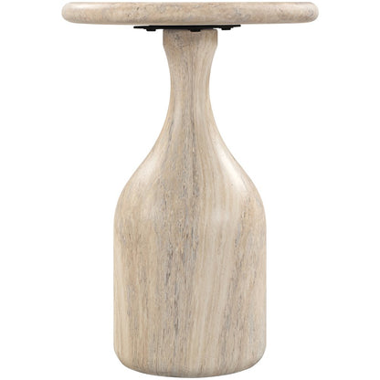 Savona Travertine Concrete Indoor/Outdoor End Table