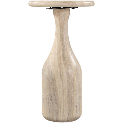 Savona Travertine Concrete Indoor/Outdoor End Table