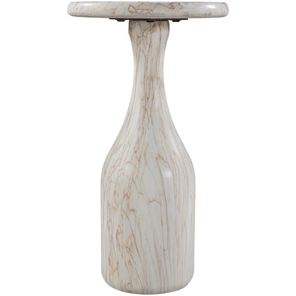 Savona White Concrete Indoor/Outdoor End Table