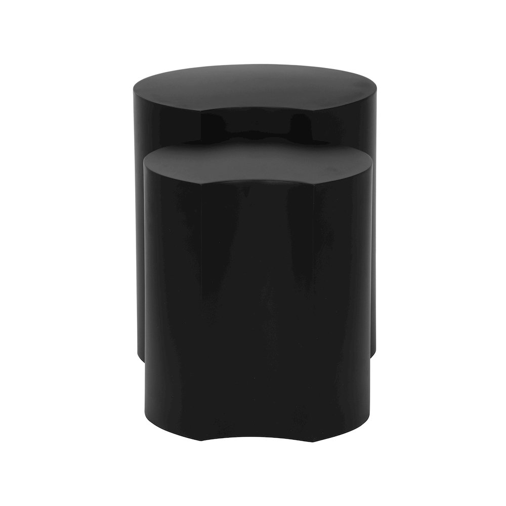Dimple Black End Table