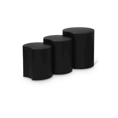 Dimple Black End Table
