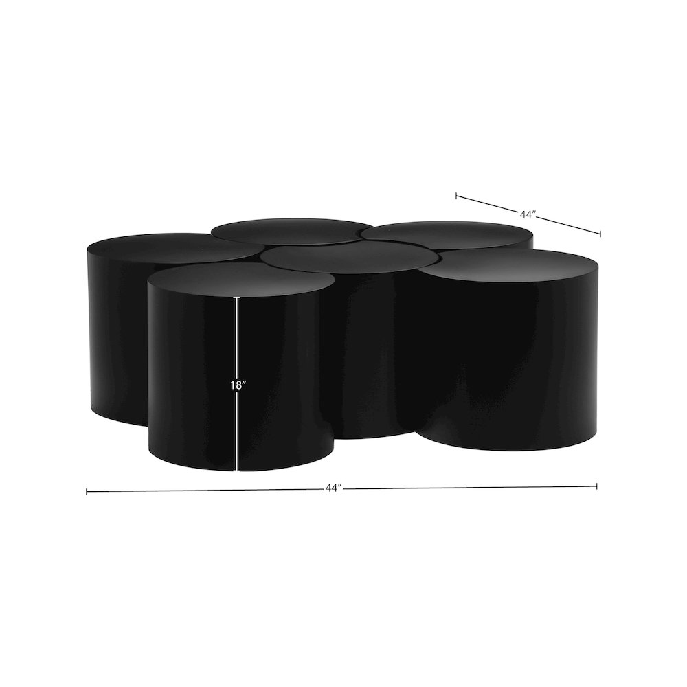 Dimple Black Coffee Table