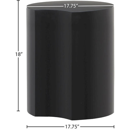 Dimple Black End Table