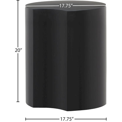 Dimple Black End Table