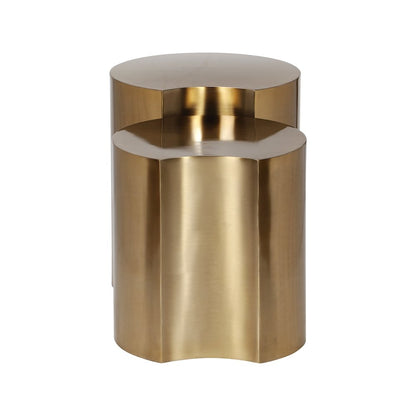 Dimple Gold End Table