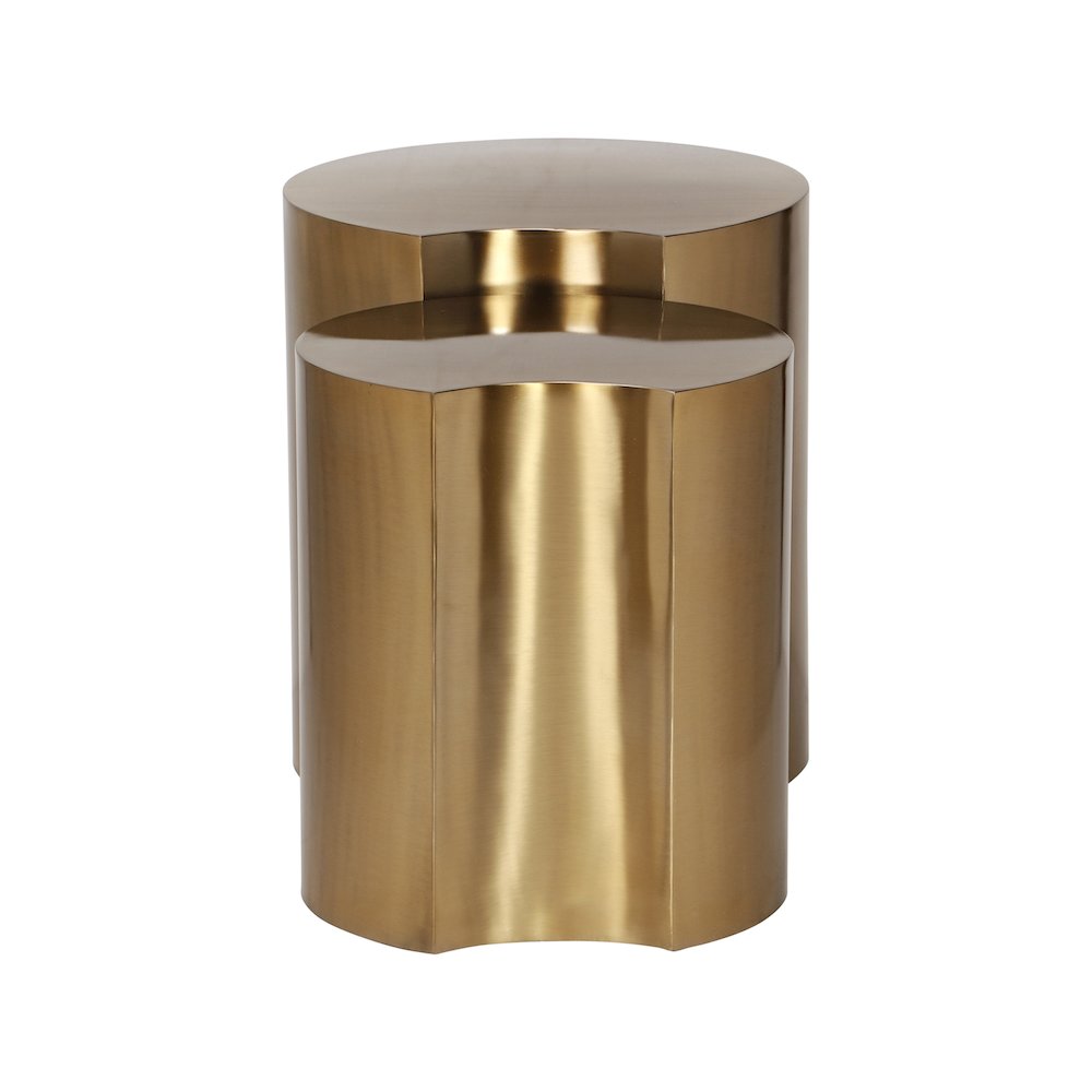 Dimple Gold End Table