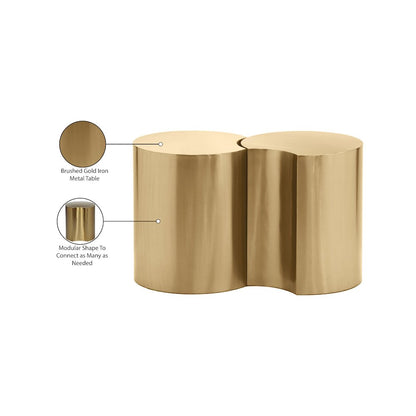 Dimple Gold End Table