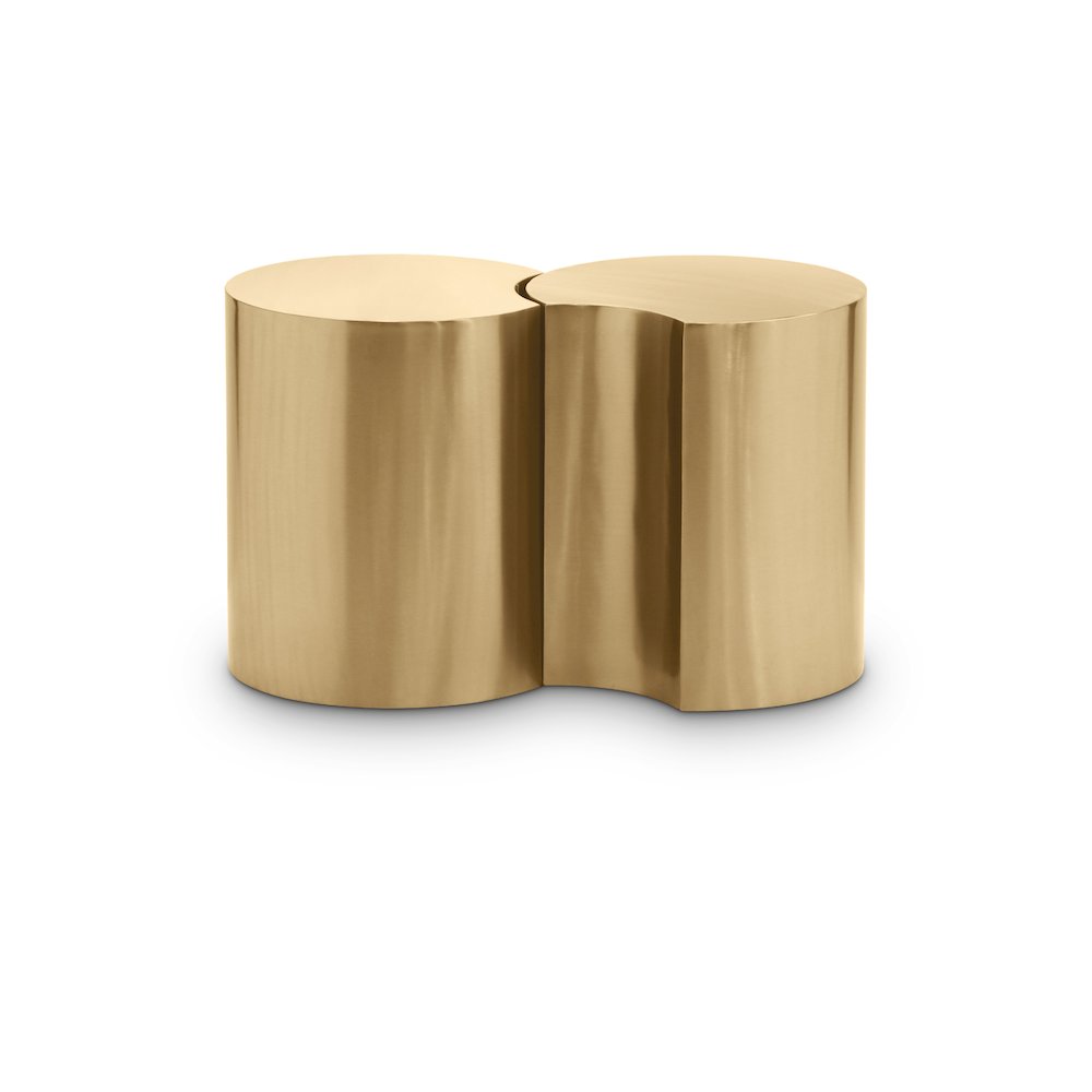 Dimple Gold End Table