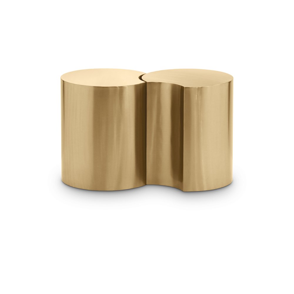 Dimple Gold End Table