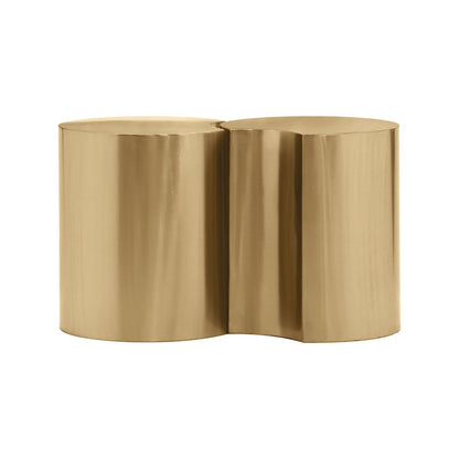 Dimple Gold End Table