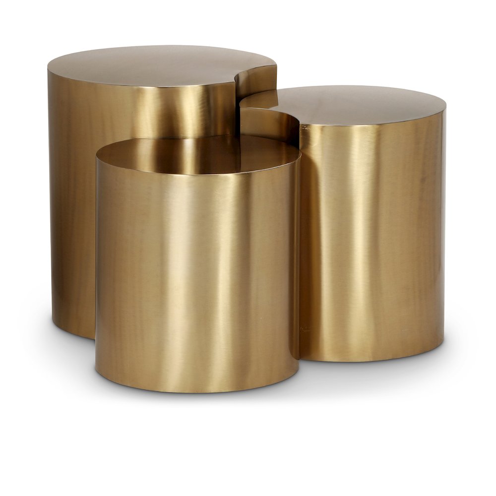 Dimple Gold End Table