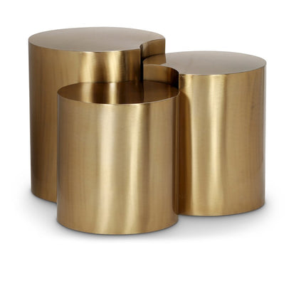 Dimple Gold End Table