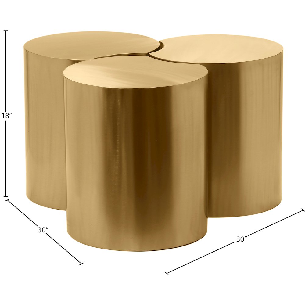 Dimple Gold Coffee Table