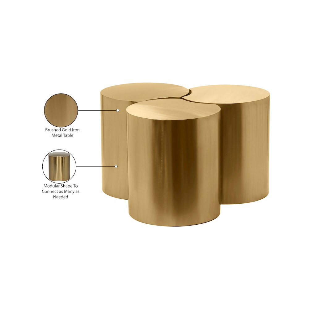 Dimple Gold Coffee Table