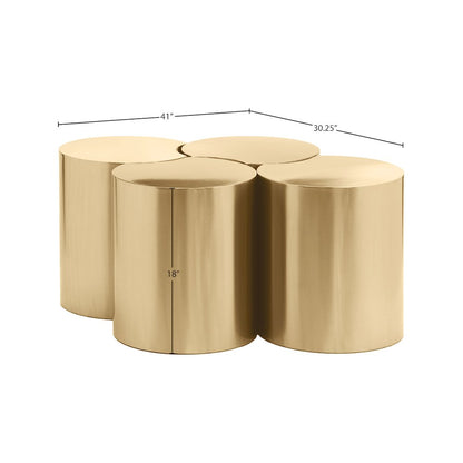Dimple Gold Coffee Table