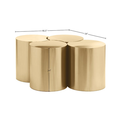 Dimple Gold Coffee Table