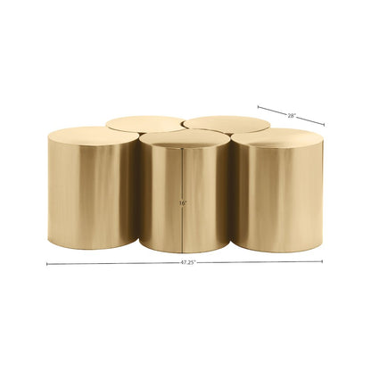 Dimple Gold Coffee Table