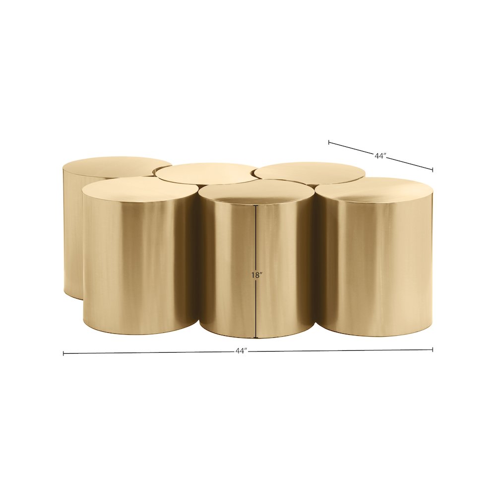 Dimple Gold Coffee Table