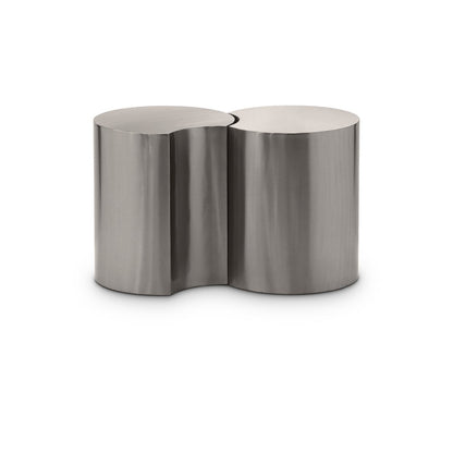 Dimple Silver End Table