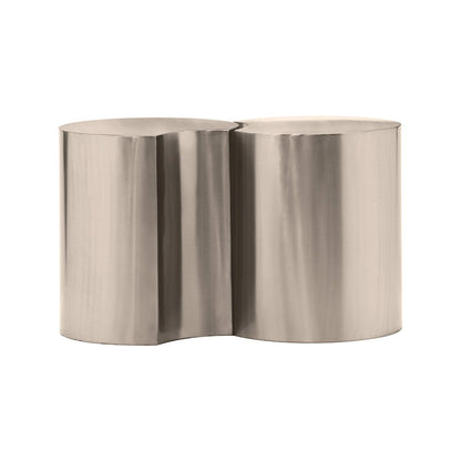 Dimple Silver End Table